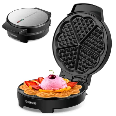Obrázek produktu pro Waflovač 1000 W pro přípravu wafle – elektrický gril
