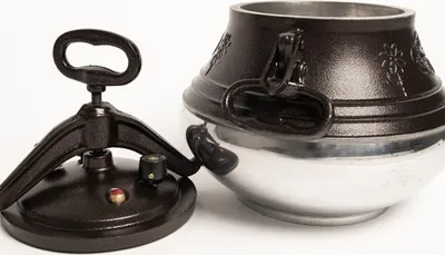 Imagen del producto de 8L (6,7L) Afgano Kazán Kazán Olla para cocinar Carne Olla Sartén Olla para estofar Afgano Kazán Afgankazan