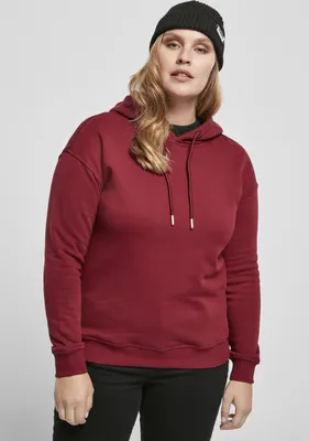 Produktbild von Urban Classics Damen Hoodie Ladies Organic Hoody Burgundy-S