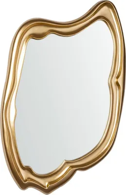 Produktbild von Asymmetrischer Wandspiegel mit goldener Rahmen Felipe