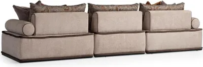 Zdjęcie produktu dla Sofa 4-osobowa sofa 4-osobowa sofa z tkaniny sofa tapicerowana nowoczesna szara