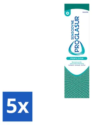 Produktbild von 5 x Sensodyne Proglasur Fresh & Clean Zahnpasta - 75 ml - Vorteilspackung - 5 Stücke