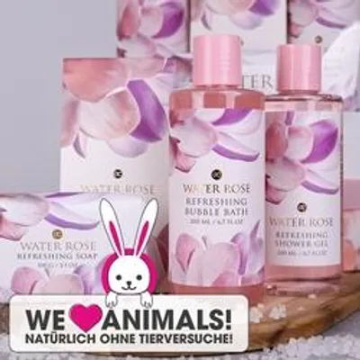 Produktbild von Geschenkset Pflegeset Badeset Damen Wellness Water Rose Geschenkidee