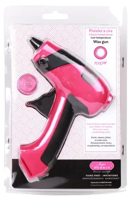 Image de Petit pistolet à sceller pour cire à sceller Hobby Violet