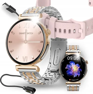 Zdjęcie produktu dla Smartwatch Dla Seniora Pomiar Cukru Ekg Sos Hrv Bmi Puls Ciśnienie Menu Pl