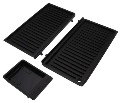 Image de Plaques de cuisson striées pour le SnackMaker 5 de Braun : SM5, SM5000, SM5001, SM5005, SM503