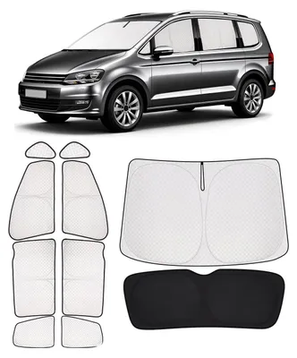 Immagine prodotto di Solidchoice - Set di 8 parasole per finestrini, compatibile con VW Sharan dal 2010 al 2020