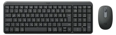 Produktbild von Logitech MK250 Combo, Kabellos, RF Wireless + Bluetooth, QWERTZ, Graphit, Maus enthalten