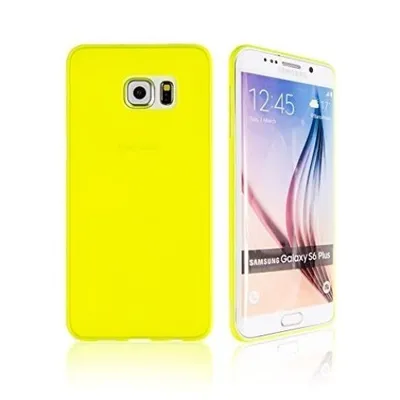 Produktbild von Ultra Slim Soft Cover Yellow für Samsung Galaxy S6 Edge