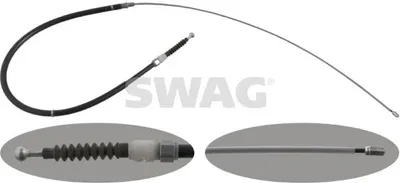 Produktbild von SWAG Handbremsseil Seilzug Feststellbremse für SKODA SUPERB Kombi (3T5) Hinten Hinten Links Hinten Rechts 30 94 8306