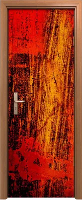 Produktbild von Türposter 70x200 cm Türaufkleber Türtapete Türfolie Klebefolie Malerei abstrakte Moderne