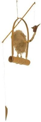Produktbild von Windspiel Vogel natur klein aus Holz