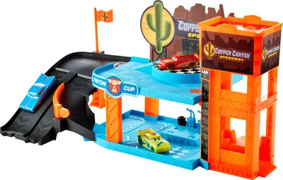 Produktbild von Mattel DISNEY Pixar Cars Copper Canyon leuchtende Garage HPX75 Spielset