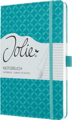 Produktbild von sigel Notizbuch Jolie Kunstleder 174 Seiten DIN A5 türkis