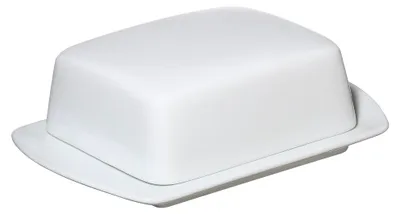 Produktbild von Cilio Butterdose aus Porzellan mit Deckel, für 250g Butter, spülmaschinenfest