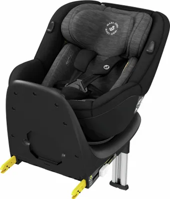 Produktbild von Maxi-Cosi Mica, 360° drehbarer i-Size Kindersitz inkl. ISOFIX Basis, G-CELL Seitenschutz, nutzbar ab der Geburt bis ca. 4 Jahre, Authentic Black