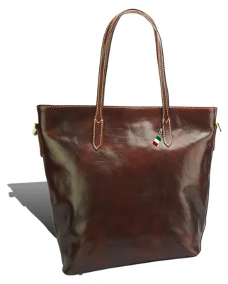 Produktbild von Florence Tasche braun Leder Shopper Businesstasche D2OTF133N