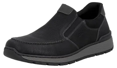 Produktbild von Rieker Herrenschuhe Freizeitschuhe Slipper Schwarz Freizeit, Schuhgröße:40 EU