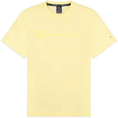 Produktbild von Champion Crewneck T-Shirt Mn Herren Shirt Pastellgelb (BAN), 217146-YS105
