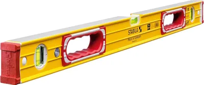 Produktbild von Stabila Type 196-2, Wasserwaage, 0,81 m, Rot, Gelb, 0,5 mm/m, Aluminium