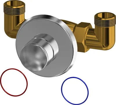 Immagine prodotto di KWC AR Valvola a globo, F3, idr., DN20, per pannello doccia, 3600009676