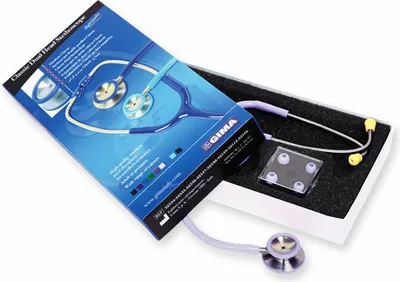 Obrázek produktu pro GIMA CLASSIC DUAL HEAD STETHO, Stetoskop pro interní medicínu, šeříkový