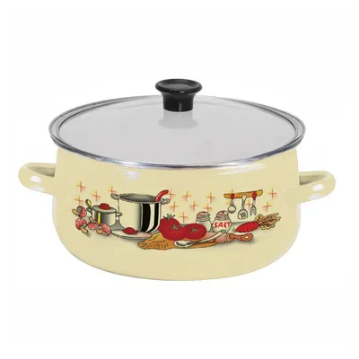Produktbild von Klausberg emaillierter Topf 20 cm 2,8 l KB717020BG