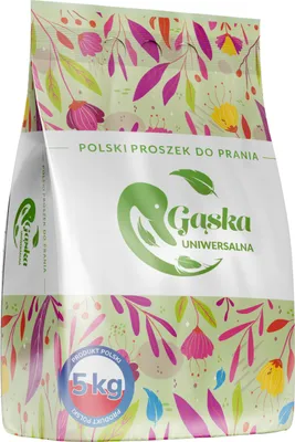Zdjęcie produktu dla Gąska Uniwersalna Polski Proszek do Prania Wszystkich Tkanin 66 prań 5 kg