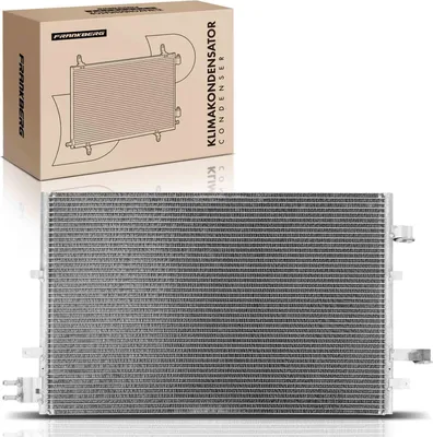 Imagen del producto de Condensador de aire acondicionado Frankberg, compatible con Ford Mondeo 3 (modelos B5Y, B4Y, BWY), para motores de 1.8L a 2.5L