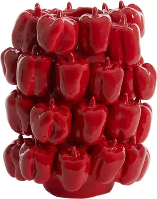 Produktbild von Light & Living - Vase Bellpepper - Rot - 23,5x23x32,5cm