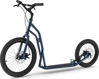 Produktbild von Tretroller Yedoo Steel S2016 Disc mit Scheibenbremse Scooter Cityscooter blau