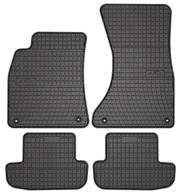 Zdjęcie produktu dla Dywaniki gumowe do Audi A5 8T 2008-2018 (coupé) – 4 szt., czarne, dopasowane – Wielganizator SolidPRO