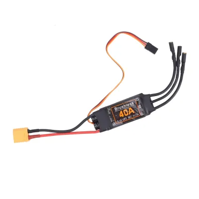 Zdjęcie produktu dla 40A bezszczotkowy regulator prędkości ESC z wyjściem 5V/3A BEC dla akcesoriów do dronów RC