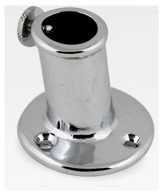 Produktbild von Flaggenstockhalter für Decksmontage mit 20 mm Aufnahme und 10° Neigung