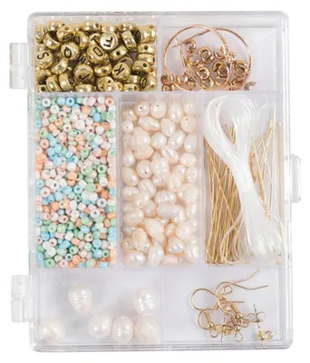 Produktbild von Creativ Company Schmuck Bastelset Süßwasserperlen und Perlen