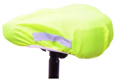 Produktbild von Filmer 47.017 Fahrrad Satteldecke Safety mit Reflektorstreifen - neongelb