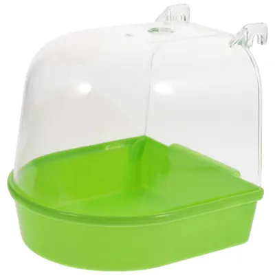 Produktbild von Vogelbadewanne für Käfige aus ABS-Kunststoff für Wellensittiche und Kanarienvögel