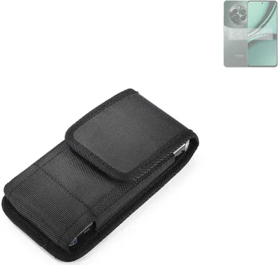 Produktbild von Holster Gürteltasche kompatibel mit Realme Narzo 70 Pro 5G Holster Gürtel Tasche wasserabweisend Handy Hülle Schutz Hülle Outdoor schwarz