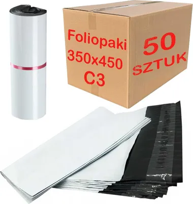 Produktbild von Kurierumschläge Weiß C3 350 x 450 mm – 50 Stück