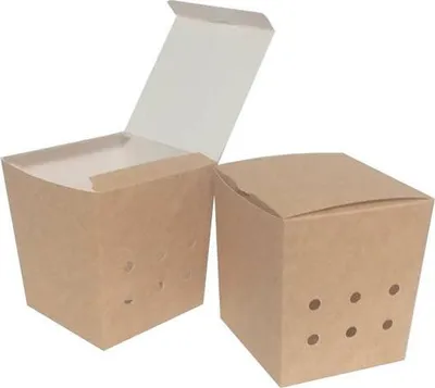 Produktbild von Eimer mit Deckel und Löchern 9 x 9 x 10 cm 100 Stück.