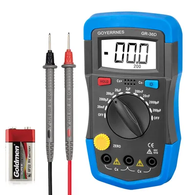 Obrázok produktu pre Digitálny tester kapacity s LCD displejom a podsvietením