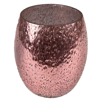 Obrázok produktu pre Clayre & Eef Teelichthalter Ø 10x10 cm Rosa Glass