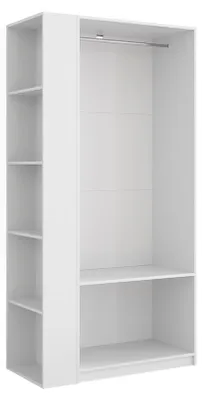 Image de armoire Vicco Elmo Blanc 80x200cm Lot de 2, Model 61348