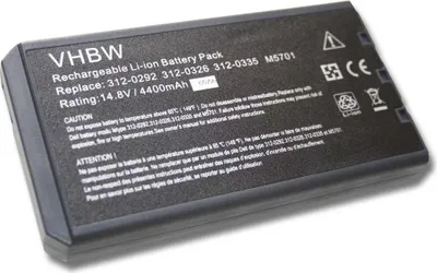 Produktbild von vhbw Akku kompatibel mit Dell Inspiron 2200, 1200, 1000 Notebook (4400 mAh, 14,8 V, Li-Ion)