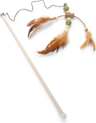 Produktbild von Beeztees Catnip+Matatabi+Katzenangel+Federn - Katze Spielzeug - 40 cm