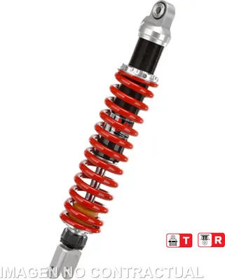 Zdjęcie produktu dla Amortyzator tylny mono serii Z366 odpowiedni do Kawasaki DTracker 125 (10-13), KLX 125 (10-16) MZ366-405TR-05-85