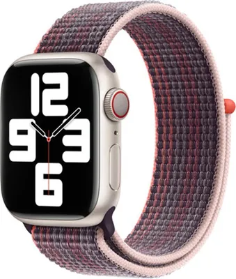 Productafbeelding van Apple Sport Loop band voor de Apple Watch | 44/45/46/49 mm - Elderberry