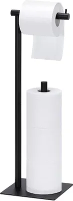 Produktbild von Schwarzer Toilettenspüler mit quadratischer Basis