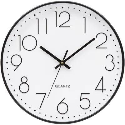 Obrázok produktu pre Veľké nástenné hodiny bez tikacích zvukov, 30 cm