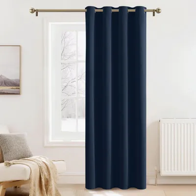 Immagine prodotto di Tende oscuranti con passanti, colore blu scuro, dimensioni 260 x 140 cm
